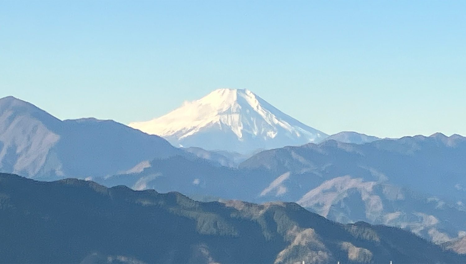 （2023/01/11〜）「高尾山からの富士山」